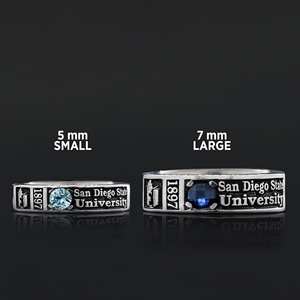 แหวนโรงเรียน BOJ 034 แหวนเงินประดับเพชรแบบสั่งทำพิเศษสำหรับรับปริญญา แหวนมหาวิทยาลัยสำหรับทุกเพศ ของขวัญสำหรับงานปาร์ตี้ในโอกาสต่างๆ ราคาประหยัด - Product Image 6