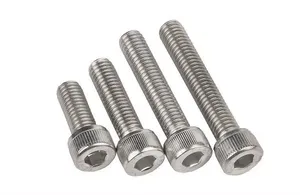 Vis à tête hexagonale avec écrous, filetage UNC, fixation industrielle en métal, qualité CW617N, SS316L, EN8, C11000, 6061, LG2, finition nickel, zinc, chrome - Product Image 4