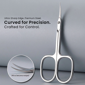 Meilleures Ciseaux à Cuticules pour Manucure, Lames Courbes Ultra-Fines Pointues, Ciseaux à Cuticules Professionnels en Acier Inoxydable par Bahasa Pro - Product Image 6