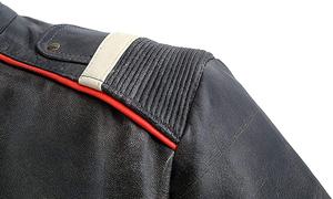 Veste en cuir délavé conçue sur mesure pour la moto Veste de sport de style vintage pour la moto d'hiver de taille personnalisée Design personnalisé - Product Image 5