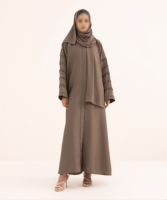 Abaya islamique saoudienne pour femmes, grande taille, broderie personnalisée, polyester respirant, léger, longueur au sol, ouverture devant, noir, pour musulmanes