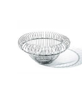 Panier à fruits élégant en acier inoxydable pour comptoir de cuisine, avec une construction métallique durable et résistante à la rouille - Product Image 1