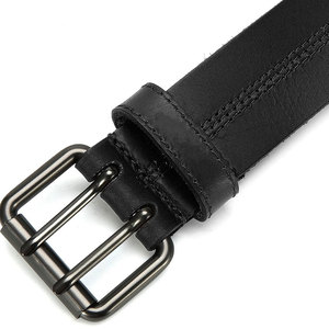 Cinturón de Hombre de Cuero Genuino, Cinturón Casual de Vestir con Hebilla Clásica de Aleación, Cinturones de Cuero Genuino Cómodos para Hombre - Product Image 4