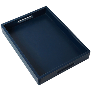 Durable Vintage Style Wooden Serving Tray, Multipurpose Natural Wood Tableware for Kitchen, Living Room and Dining At Low Price - Product Image 2