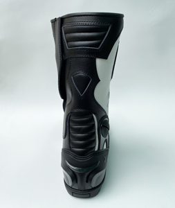 Botas de Motocicleta de Cuero, Zapatos de Carreras de Motocicleta, Zapatos Deportivos de Motocicleta de Cuero Transpirables e Impermeables - Product Image 4