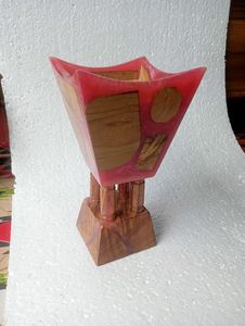 Quemador de incienso de madera y resina, ecológico, de madera de pino, para regalo de boda, quemador de incienso indio, venta al por mayor - Product Image 4