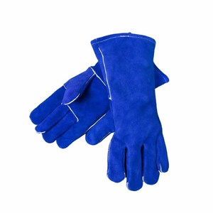 Gants de soudure en cuir de vachette pleine fleur, protection des mains, résistance à la chaleur, pour la lutte contre les incendies et le barbecue, vente en gros - Product Image 6
