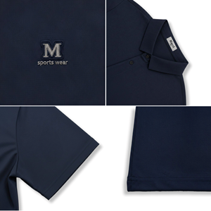 เสื้อเชิ้ตแขนยาวผู้ชายทรงปกติ สีพื้น ปักโลโก้ด้านหน้า สไตล์ลำลอง ผ้าทอผสมสแปนเด็กซ์ นุ่มสบาย - Product Image 4
