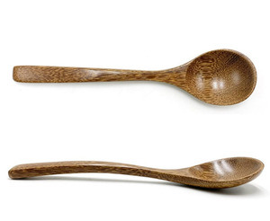 Eco-Friendly Natural Vietnam Wood <b>Spoons</b> Custom Logo Handcrafted Tableware for Home Restaurant - Product Image 4