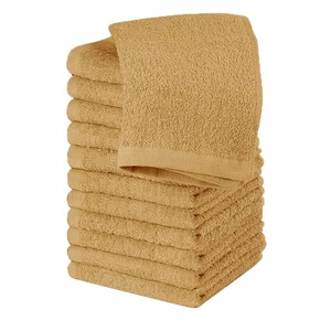 Vente directe d'usine, serviettes de visage en coton 100% plus grandes et plus épaisses, tricotées, écologiques, logo jacquard personnalisé de haute qualité, 32x32cm - Product Image 2