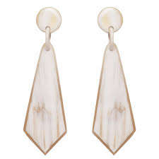 ต่างหูทำจากเขาควายแกะสลักด้วยมือ กันน้ำ แฟชั่นสำหรับผู้หญิงและเด็กผู้หญิง เหมาะสำหรับเป็นของขวัญทางธุรกิจ รับสั่งทำ งานฝีมือธรรมชาติ - Product Image 6