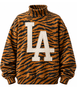 Sweat-shirt à capuche oversize en tricot pour femme, 100% coton, écologique, hiver, manches courtes, OEM ODM - Product Image 6
