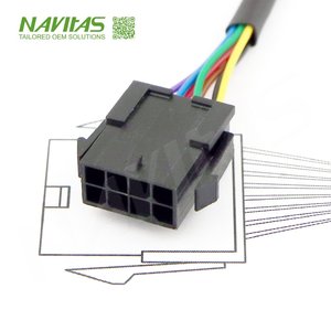 43025-0800 Conjunto de Cable de Alimentación Hembra Personalizado de 8 Posiciones, Paso de 3.0 mm, 26AWG, Arnés de Cables OEM, RoHS - Product Image 5