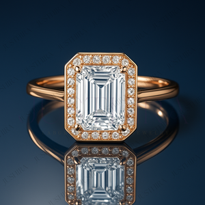 High Demand Affordable VVS Radiant Cut Diamond Ring Women Ideal for Daily Wear Gifts and Fashion Accessories Available for Sale - Product Image 5