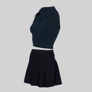 Women Sleeveless Sports Tennis Skirt Soft Nylon Golf Athleisure <b>Dress</b> Active Wear Loose Tennis <b>Dress</b> Made By TRIOTAKE INDUSTRY - Product Image 4