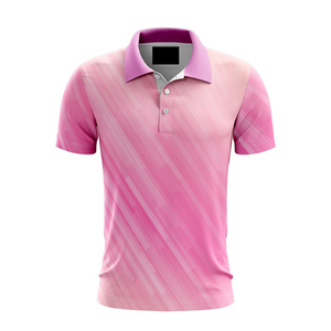เสื้อโปโลผู้ชายแบบแห้งเร็วขายส่ง ออกแบบโลโก้ได้ตามต้องการ ผ้าฝ้ายพิมพ์ลายแบบซับลิเมชั่น ลายเรียบ ไซส์ใหญ่ พร้อมเทคนิคการพิมพ์ - Product Image 6