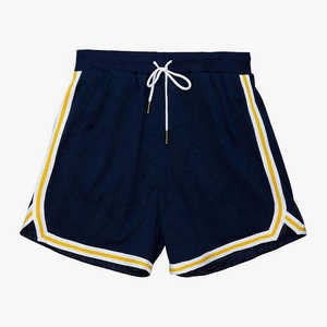 Pantalones Cortos Deportivos Casuales Ecológicos de Verano, Talla Grande, Color Sólido, Secado Rápido, Transpirables, de Malla, para Gimnasio, Correr, Cintura Elástica - Product Image 1