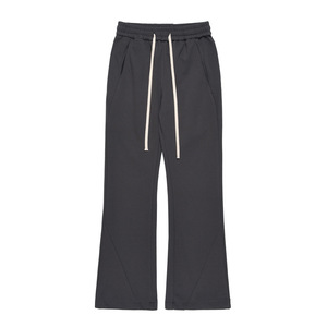 Men's High Quality Casual Flared <b>Jogger</b> Track Pants Elastic Waistband <b>Stacked</b> Flare Sweatpants Fitness Trousers in Plus Size - Product Image 3