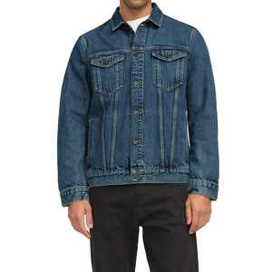 โรงงานผลิตเสื้อแจ็คเก็ตยีนส์แขนยาวผู้ชายรุ่นใหม่ล่าสุด รับผลิตตามแบบ ราคาขายส่ง - Product Image 1