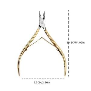 BAFA SURGICAL INSTRUMENTS - Cortaúñas Profesional de Acero Inoxidable, 10.2 cm, Apertura de Mandíbula Ancha, Hoja Curva, Afilada y Duradera - Product Image 1