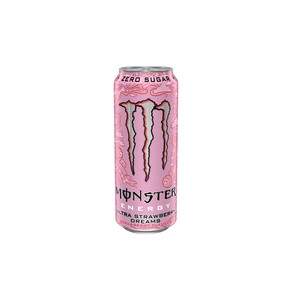 Lot de 12 Boîtes de Boissons Premium Monster Ultra Strawberry Dreams - Stock en Gros pour Magasins de Compléments Alimentaires et de Convenance - Product Image 1