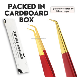 แหนบปลายไฟเบอร์สำหรับแยกขนตา แหนบต่อขนตา สำหรับขนตาแบบเส้นต่อเส้น และขนตาแบบวอลุ่ม 3 มิติ 5 มิติ 6 มิติ - Product Image 5