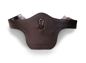 Sangle d'équitation la plus vendue en cuir véritable en noir marron raccords haut de gamme pour la vente en gros équestre - Product Image 3
