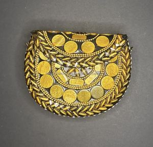 Bolso de mano de latón hecho a mano, bolso de mano para mujer, fiesta, novia, matrimonio, embrague de La India - Product Image 1