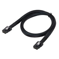 Câble Mini SAS 180 degrés SFF-8087 vers serveur 12G, câble de serveur SFF-8087, transmission 12G