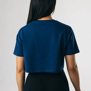 Top Corto Sexy Personalizado de Verano 2026 para Mujer, Color Sólido, Abertura Frontal, Top Deportivo para Gimnasio, Camiseta Corta Informal para Mujer, Ropa de Calle - Product Image 2