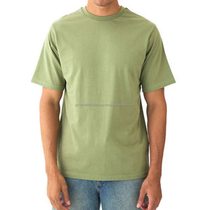 เสื้อยืดโอเวอร์ไซส์ผู้ชายผ้าฝ้ายถัก 100% ขายส่ง ระบายอากาศได้ดี สวมใส่สบาย รับออกแบบโลโก้ ลายเรียบ คุณภาพสูง - Product Image 1