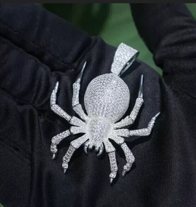 จี้รูปนกฮูกเพชรทรงกลมสำหรับผู้ชาย เงินแท้ 925 สไตล์คลาสสิกสำหรับเด็ก - Product Image 3