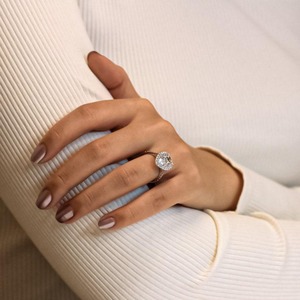 Pear Cut Moissanite 925 sterling silver moissanite Engagement <b>Ring</b> Halo Wedding Band for Women Party Gift - Product Image 6