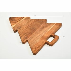 Planche à découper en bois naturel personnalisée en gros, en forme de cœur, plateau décoratif pour fromage, épaisse et durable, plateau de service de cuisine type bloc de boucher - Product Image 5