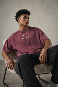 Camiseta de punto de algodón grueso transpirable con cuello alto para hombre, corte regular, estilo vintage, informal, para uso diario, Active Squad - Product Image 3