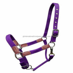 เชือกแขวนคอม้าไนล่อนน้ำหนักเบาทนทานสีสดใสพร้อมห่วงหนังและฮาร์ดแวร์โลหะติดทนนานทุกขนาดที่กำหนดเอง - Product Image 4