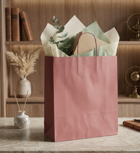 Vente en gros de sacs en papier kraft brun de qualité supérieure imprimés sur mesure pour sacs d'emballage d'épicerie - Product Image 5