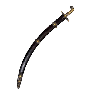 Épée en acier inoxydable sculptée en 3D faite à la main avec manche personnalisé et lame polie pour collectionneurs, expositions historiques et décoration - Product Image 1