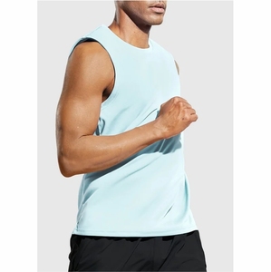OEM ODM Custom Men's Premium Tank <b>Tops</b> Soft Breathable <b>Plus</b> <b>Size</b> Knitted Casual Sleeveless Shirts Factory Supply Comfortable - Product Image 4