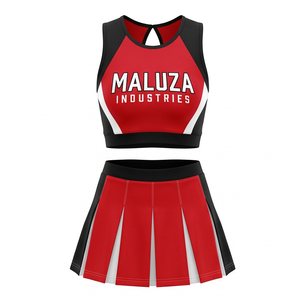 Uniformes de Porristas Sublimados Personalizados con Pedrería, Ropa para Equipo All Star, Traje de Baile para Competencia, Ropa de Actuación - Product Image 1