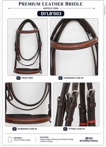 Fabricante de arneses de cuero premium para caballos de la India de Divine International India - Product Image 5