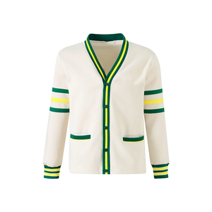 Custom Kentucky State Neutral Fleece V Neck <b>Cardigan</b> with Custom Branding for Wholesale Buyers and Group Purchasing for Retail - Product Image 1
