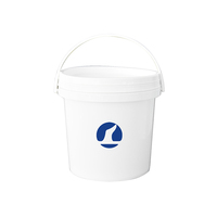Seau d'emballage alimentaire 1L-20L pour boissons/yaourt/lait/miel Seau rond en plastique de qualité alimentaire avec poignée et couvercle
