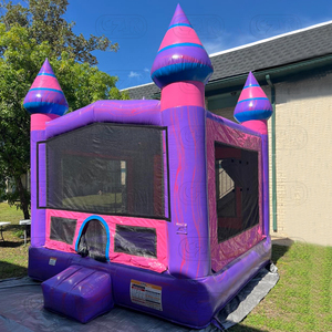 Trong nhà đầy màu sắc sang trọng thương mại <span class=keywords><strong>Inflatable</strong></span> <span class=keywords><strong>Bouncer</strong></span> nhà bị trả lại nhảy lâu đài bouncy với Blower cho người lớn và trẻ em - Product Image 5