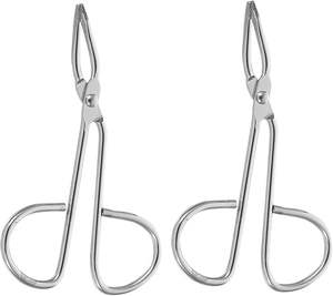 Pinzas de Acero Inoxidable de Primera Calidad con Punta Inclinada, Rectas, para Depilación Fácil, Tijeras para Recortar Cejas, Cuidado Personal - Product Image 1