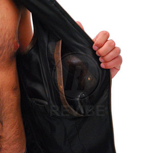Daily Wear Best Price Leather <b>Vest</b> Custom Size Leather <b>Vest</b> Best Quality Leather <b>Vest</b> For Online Sale - Product Image 6