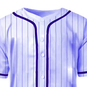 Camiseta Deportiva Transpirable de Béisbol de Verano, Diseño Personalizado, de Poliéster y Algodón Teñido Liso de Primera Calidad, para Equipos - Product Image 2