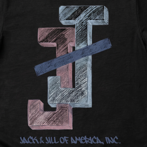 T-shirt noir artistique à motifs imbriqués pour adolescents, en coton doux, col rond, manches courtes, vêtements décontractés à la mode pour tous les jours - Product Image 2