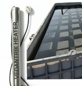 Chauffe-eau immergé robuste avec 27±2 éléments chauffants ° Contrôle de température pour applications de cuve de durcissement du béton IS 516 - Product Image 1