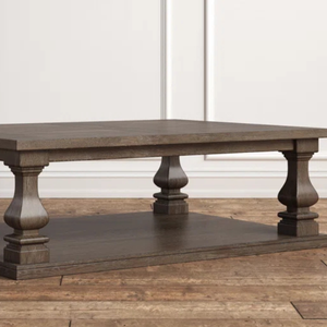 Mesa de centro de estilo antiguo Color natural de madera de teca de bosque tropical para muebles de sala de estar y comedor - Product Image 4